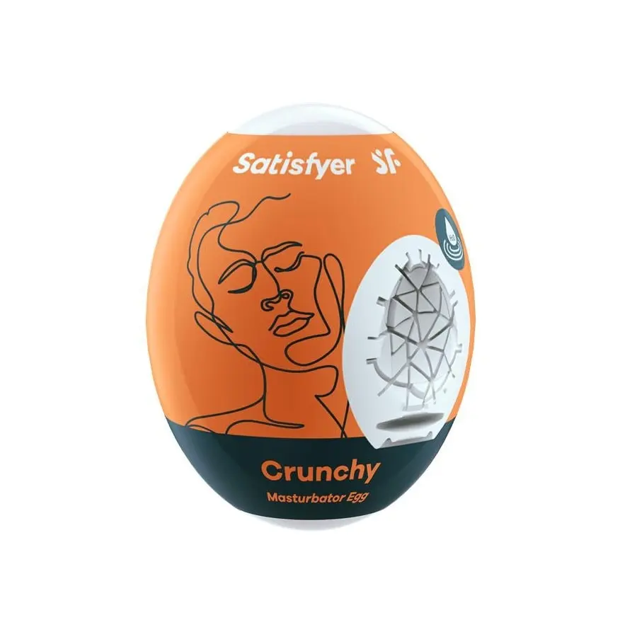 Satisfyer Masturbator Egg- Single Crunchy 1 Satisfyer Masturbator Egg- Single Crunchy