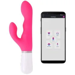 Lovense Nora Rabbit Vibrator Appstyrd - Rosa