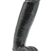 Get Real Svart Dildo 26 Cm