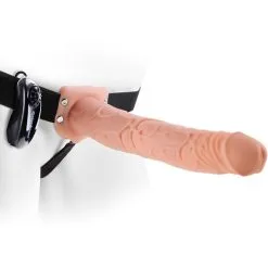 Pipedream Fetish Fantasy: 11 Inch Vibrating Hollow Strap-On