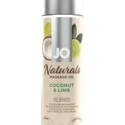 JO Naturals Massageolja, Coconut Lime