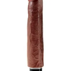 King Cock: Vibrating Stiffy, 30 Cm, Mörk