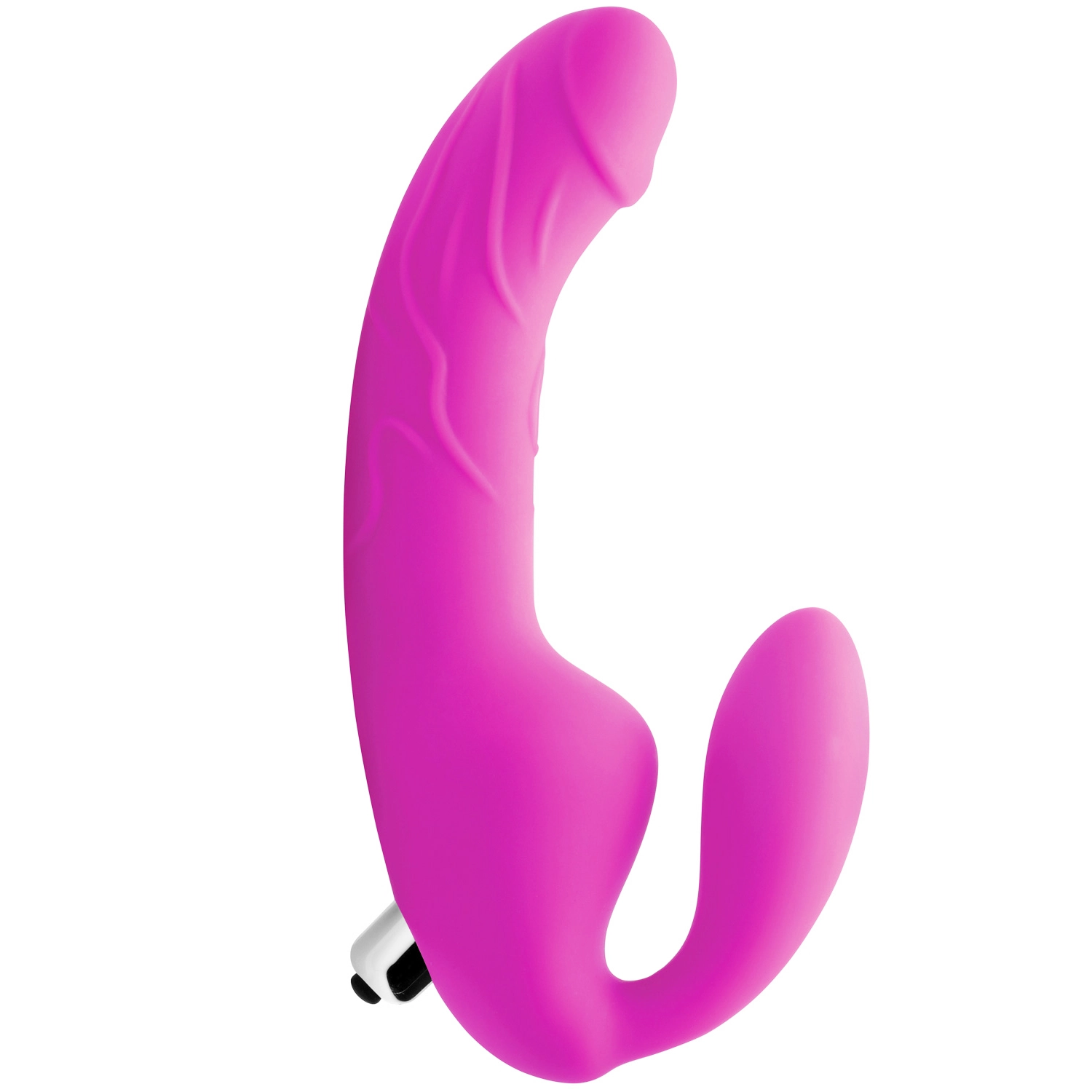 Strap U Royal Rider Vibrerande Strap-On Dildo - Rosa 1 Strap U Royal Rider Vibrerande Strap-On Dildo - Rosa