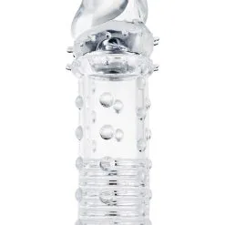 Power Stud Sleeve Clear - Penis Sleeve