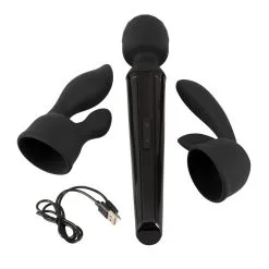 Wand Vibrator With 2 Attachments