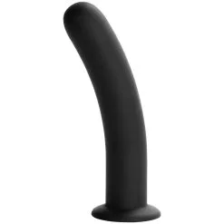 Sinful Slender Svart Silikondildo Extra Large - Svart
