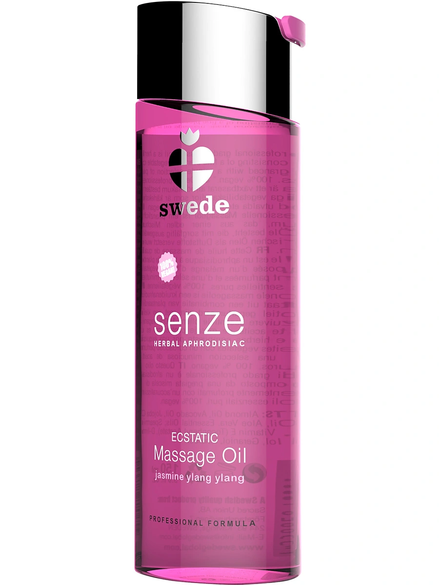 Swede: Senze Ecstatic Massage Oil, Jasmine Ylang Ylang, 75 Ml 1 Swede: Senze Ecstatic Massage Oil, Jasmine Ylang Ylang, 75 Ml