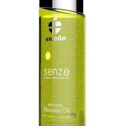Swede: Senze Arousing Massage Oil, Lemon Pepper Eucalyptus, 75 Ml