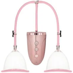 Pumped Shots Automatisk Uppladdningsbar Bröstpump - Ljusrosa