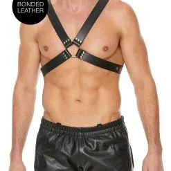 Ouch!: Men's Large Buckle Harness, One Size