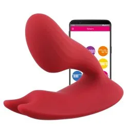 Magic Motion Umi Appstyrd Dubbelvibrator - Röd