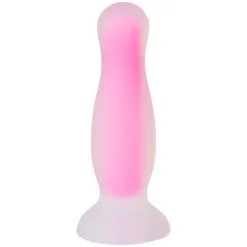 Baseks Glow In The Dark Liten Analdildo - Ljusrosa