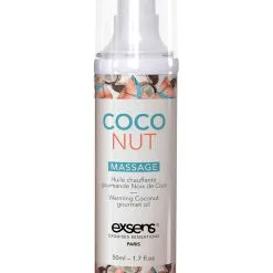 Exsens: Warming Massage Oil, Coconut, 50 Ml