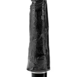KING COCK 8'' VIBR STIFFY BLACK