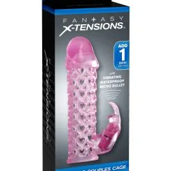 FANTASY X-TENSIONS VIBRATING COUPLES CAGE PINK