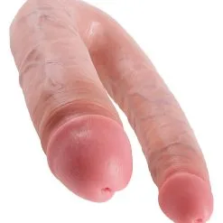 KING COCK DOUBLE TROUBLE L FLESH
