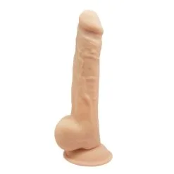 Real Love Dual Density Silikondildo Ljus Hudton 22.9 Cm