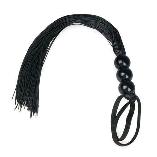 Black Silicone Whip - Bondage Piska 1 Black Silicone Whip - Bondage Piska