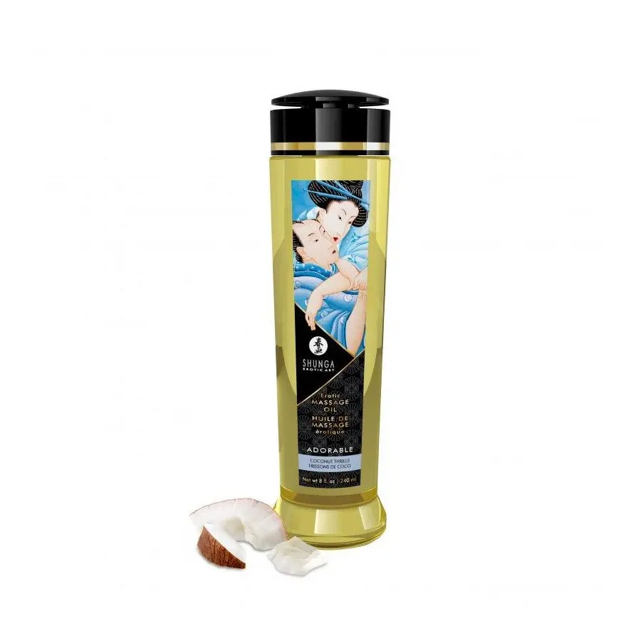 Shunga Massage Oil - Adorable 240ml 1 Shunga Massage Oil - Adorable 240ml